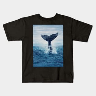 Your dance for the ocean, vast and blue Kids T-Shirt